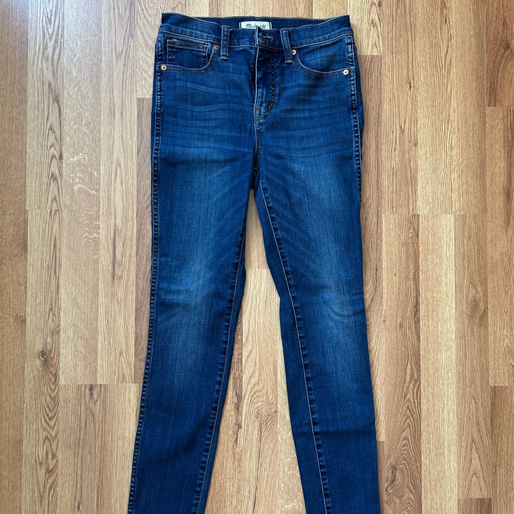 Madewell Deep Indigo Skinny Jeans